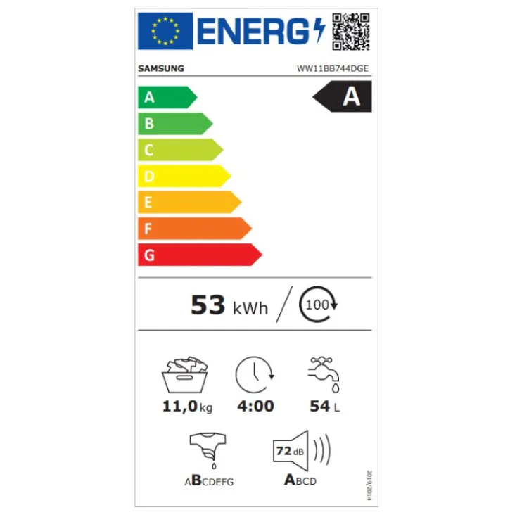 SAMSUNG WW11BB744DGES7 MAšina za pranje veša