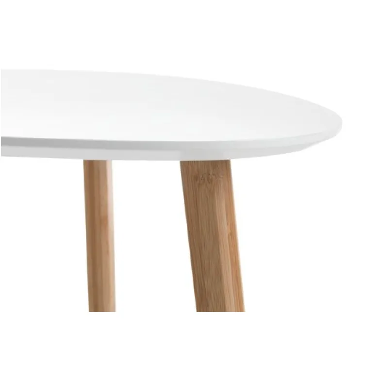 Stočić Taps bela/bambus