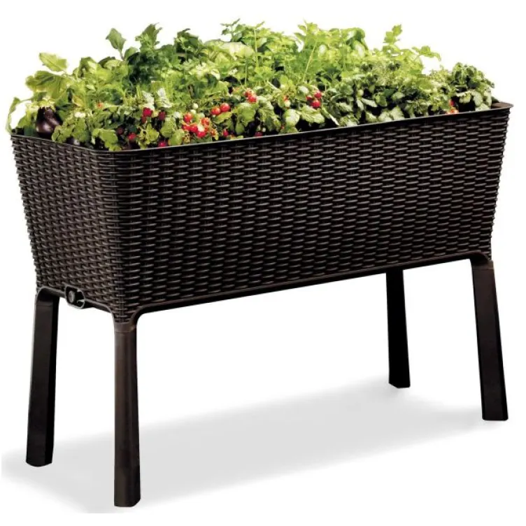 Saksija za mini baštu Easy grow 120L Viski braon