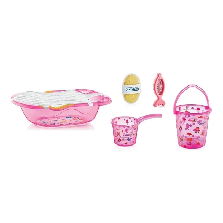 Set za kupanje Babyjem 6 delova pink