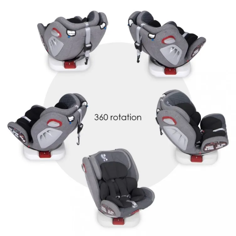 Autosedište Roto 0-36kg Isofix Black&Red