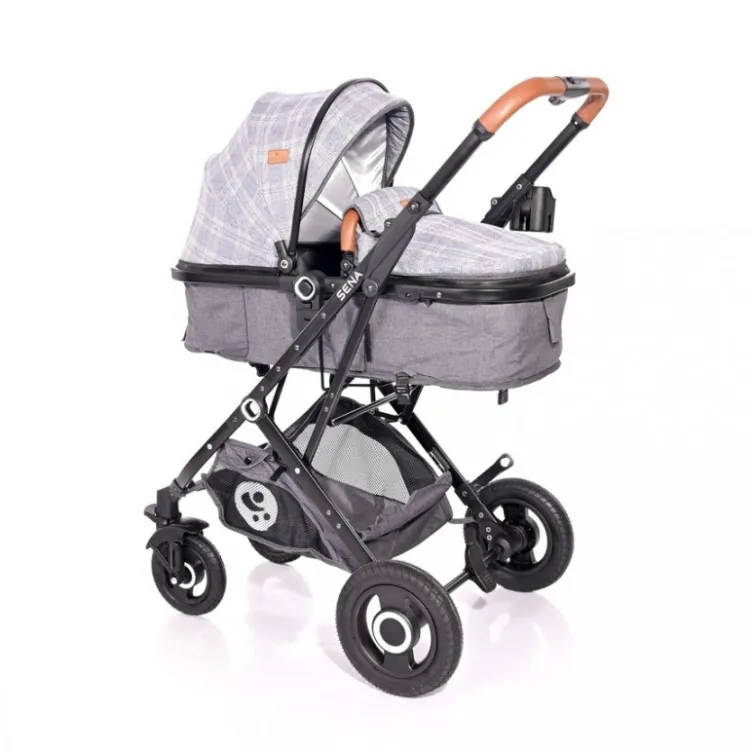 Dečija Kolica Lorelli Sena Set Grey Squared