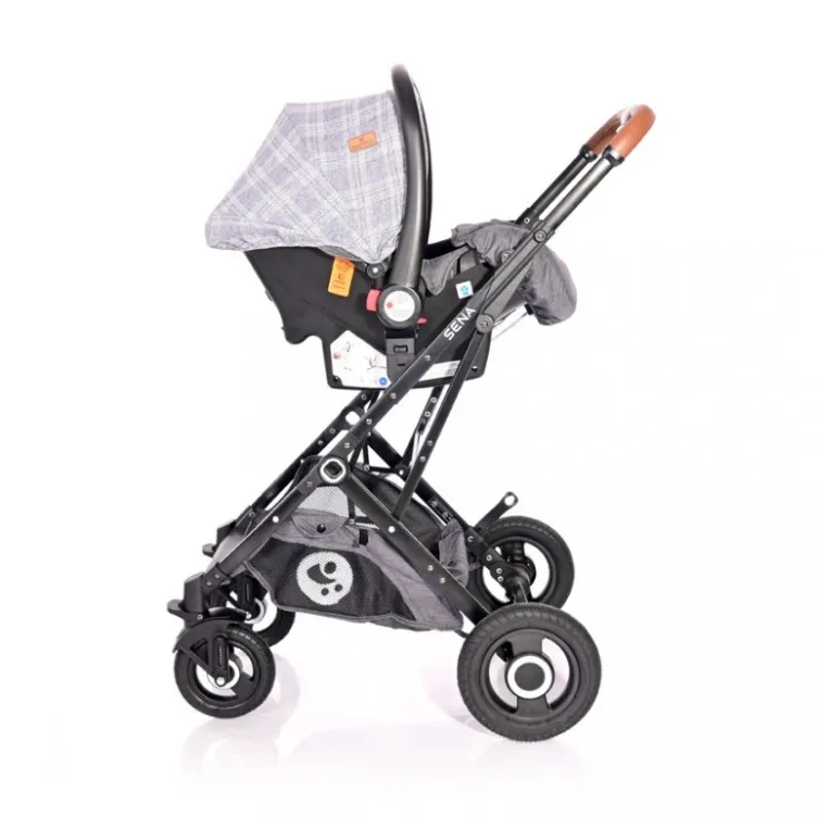 Dečija Kolica Lorelli Sena Set Grey Squared