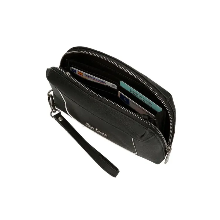 PEPE JEANS Novčanik - torbica crna