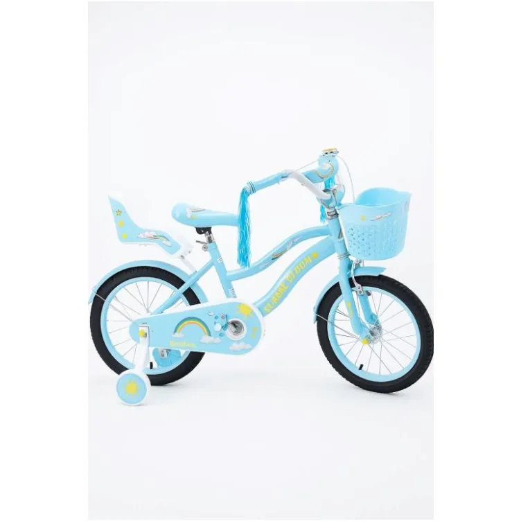 Dečiji bicikl sa pomoćnim točkovima Pony Bike 723-16 plava