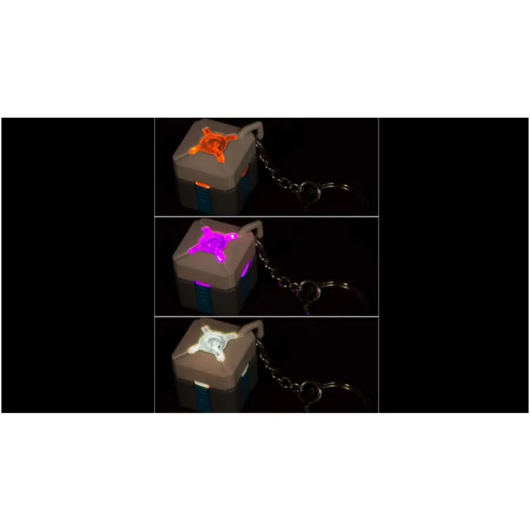 Jinx Overwatch Lootboox Light-Up Keychain