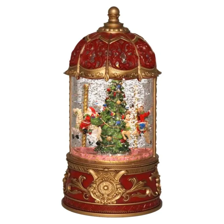 Harmony, novogodišnja dekoracija, vrteška, crveno-zlatna