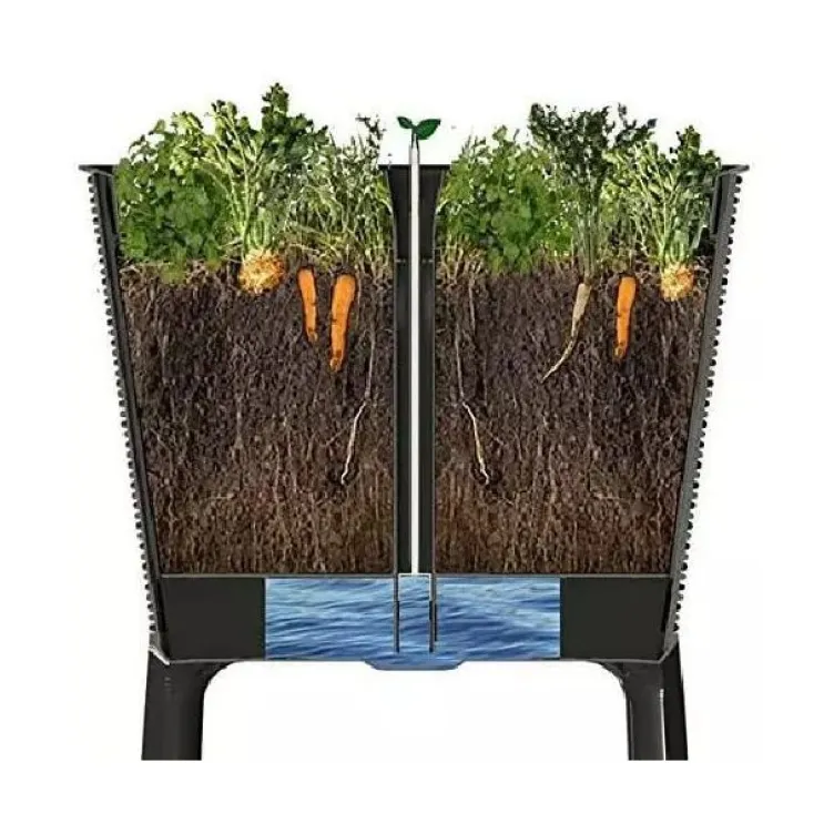 Saksija za mini baštu Easy grow 120L Viski braon