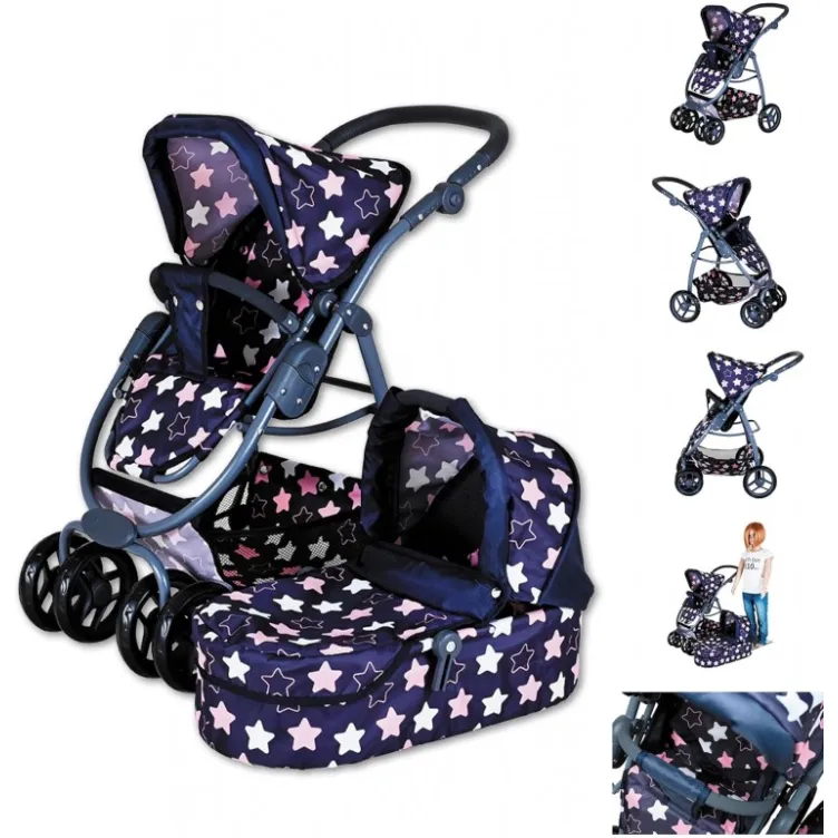 Kolica Knorr Coco Star Blue Pink