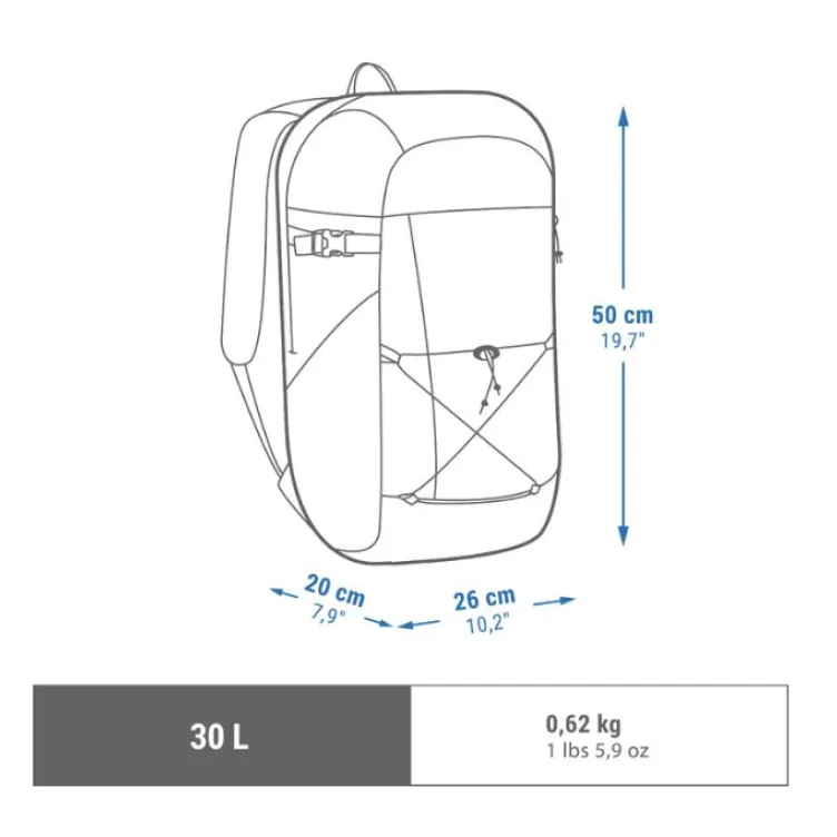 Ranac za planinarenje 30L crna 
