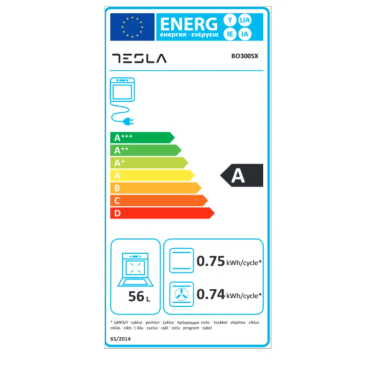 TESLA BO300SB Ugradna rerna