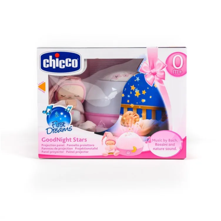 Muzički projektor Uspavane zvezde, roze Chicco 