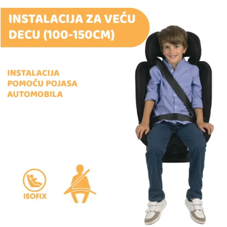 Chicco a-s Mokita i-Size (76-150), Black