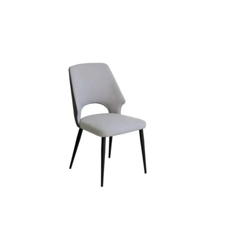 Trpezarijska stolica B2613 Tamno Siva-Svetlo Siva/Crne m. noge 470x470x870 mm