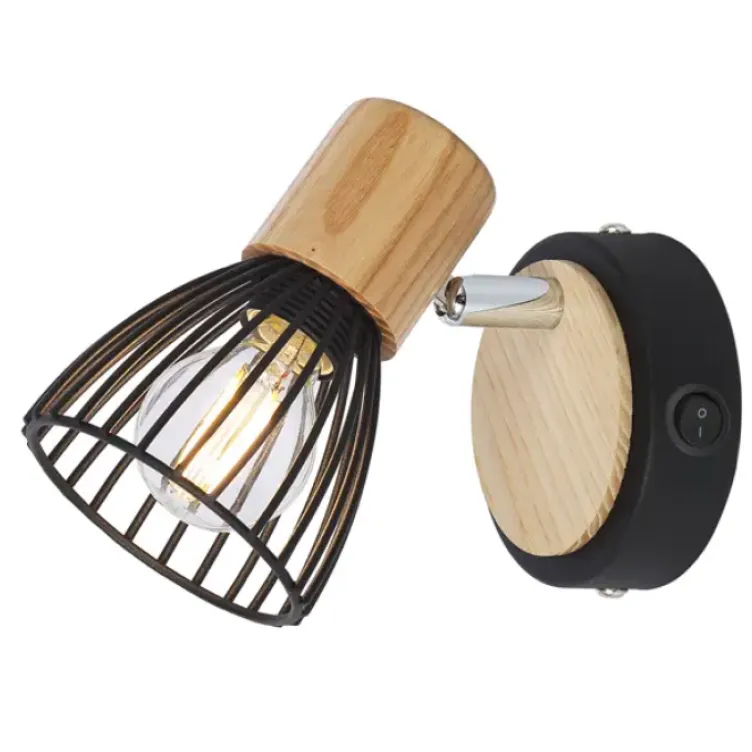 Spot crna drvo lampa 