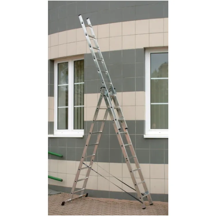 ELKOP Trodelne Aluminijumske Merdevine 3x9 - 5,3m