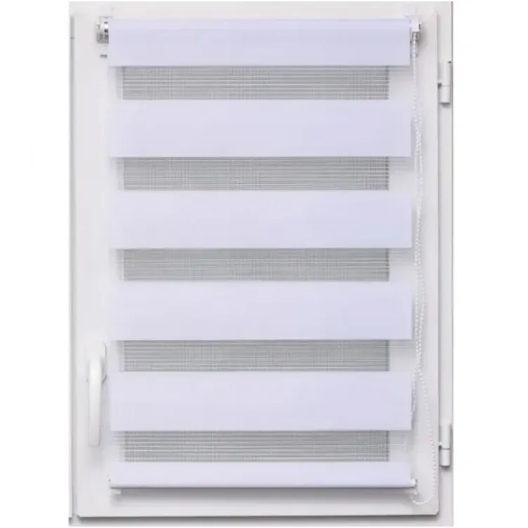 Zavesa rolo zebra 60x180 cm bela