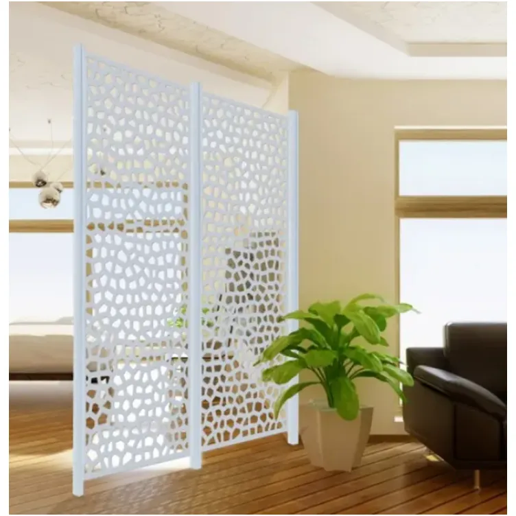 Zaklon pvc dekorativni 1x2m-beli