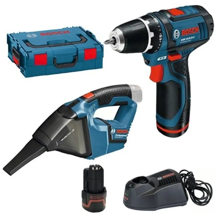 Aku bušilica Bosch Professional GSR 12V-15+Aku usisivač Bosch GAS 12V