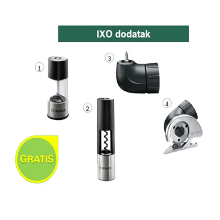 Aku odvijač Bosch IXO V Basic + IXO dodatak