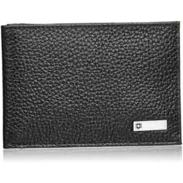 VICTORINOX kožni novčanik muški-crni