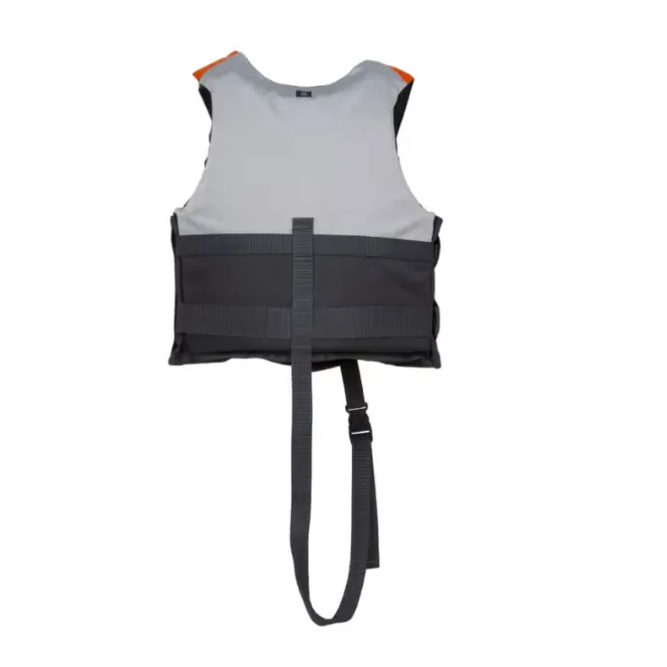 Prsluk za plutanje i spašavanje 50N+ za kajake,čamce,daske za veslanje  sivo narandžasta2