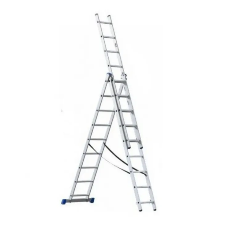 ELKOP Trodelne Aluminijumske Merdevine 3x9 - 5,3m