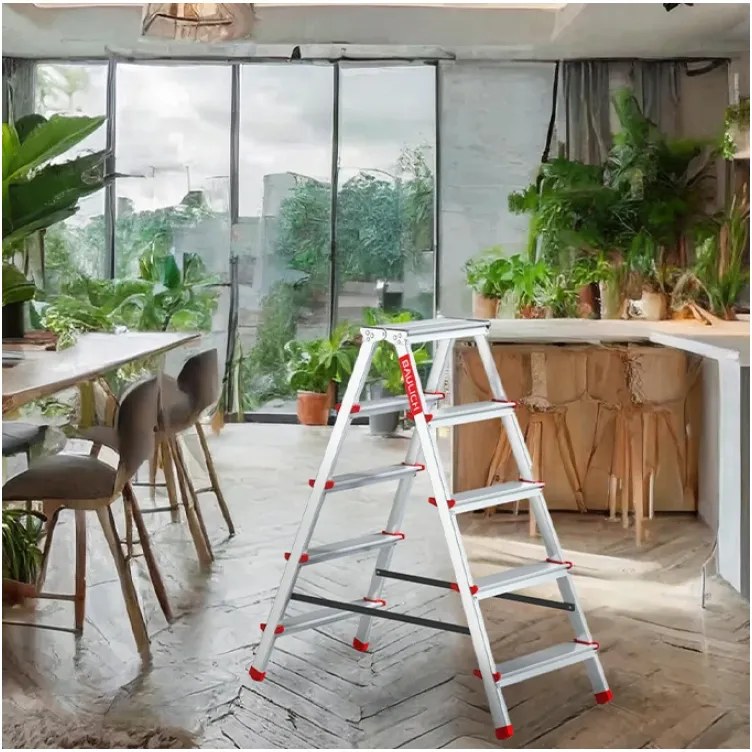 BAULICH Stepenaste Merdevine 2x5 Podest 102cm