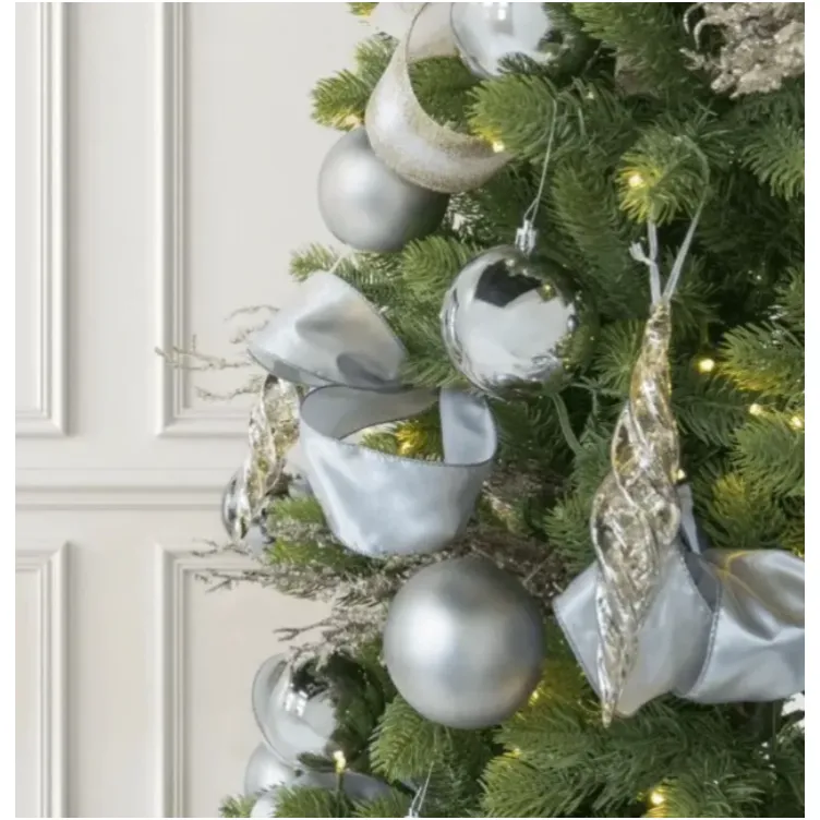  Kugle 10kom d6cm srebrne