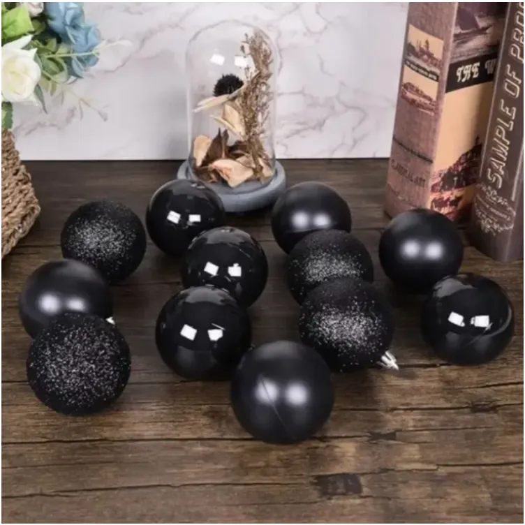 Kugle 10kom d6cm crne