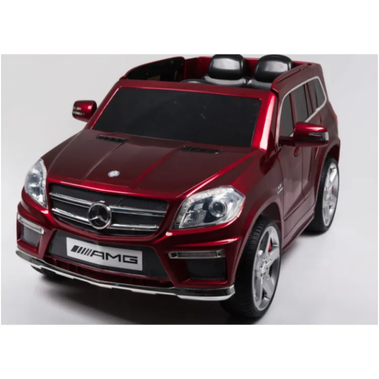 Auto na akumulator MercedesGL 63 AMG crveni sa kožnim sedištima