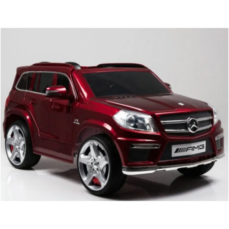 Auto na akumulator MercedesGL 63 AMG crveni sa kožnim sedištima