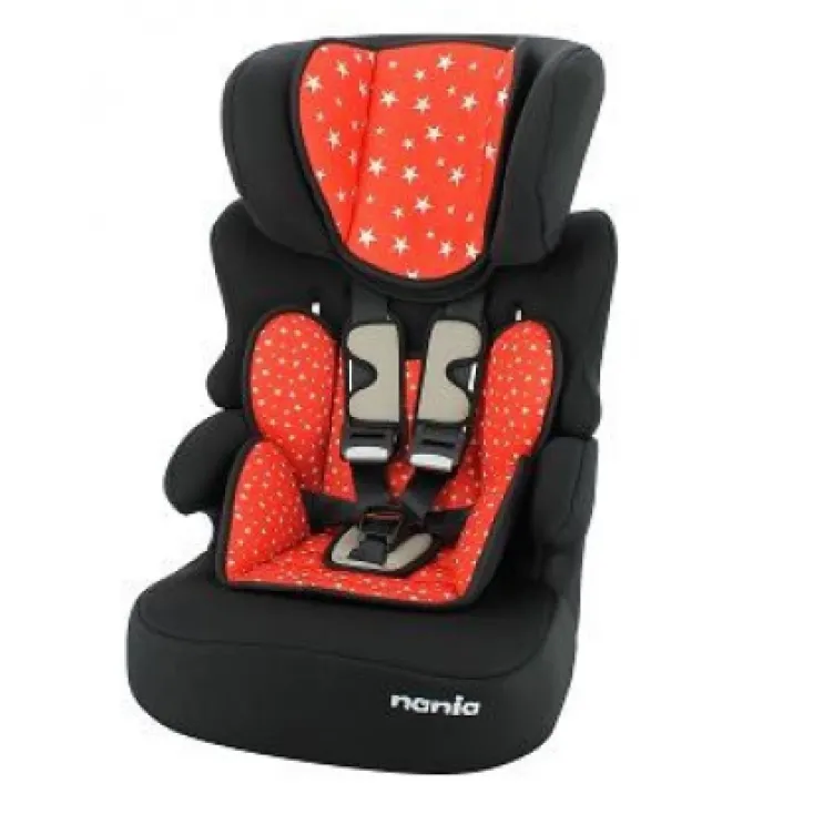 Auto sedište Nania Beline Eco Stars Red 1/2/3 (9-36kg)