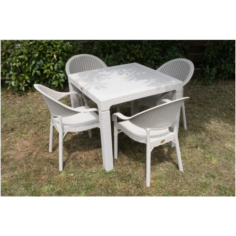 Sto 90x90 bez stakla beli 