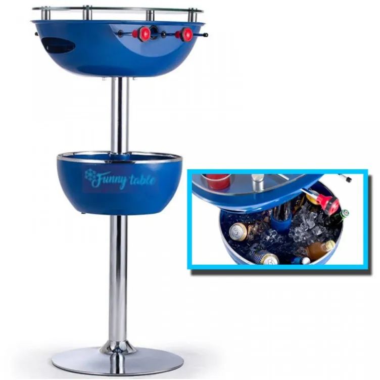 Barski sto sa stonim fudbalom Funny table plavi