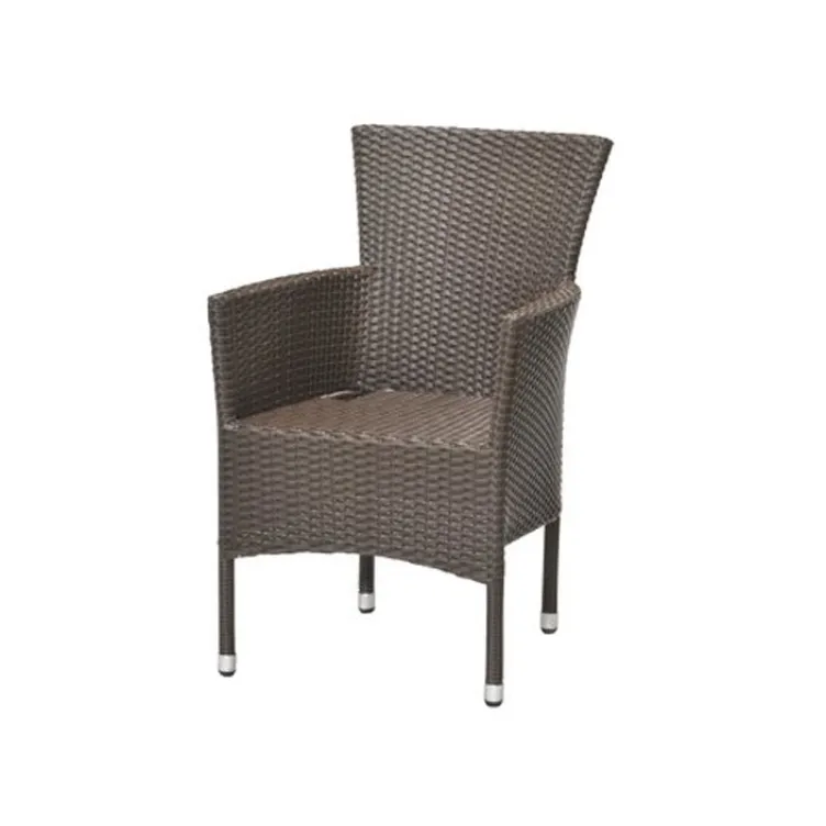 Baštenska garnitura Bork D 150 cm + 4 stolice braon