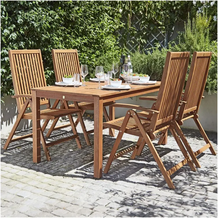 Basštenska garnitura Madeira De Lei sa 4 stolice