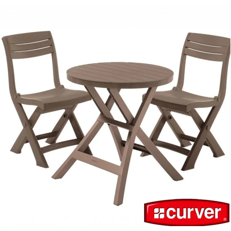 Baštenska garnitura Bistro set duo kapućino