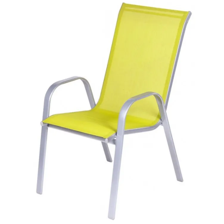 Baštanska garnitura Pangani 4 stolice i sto žuta