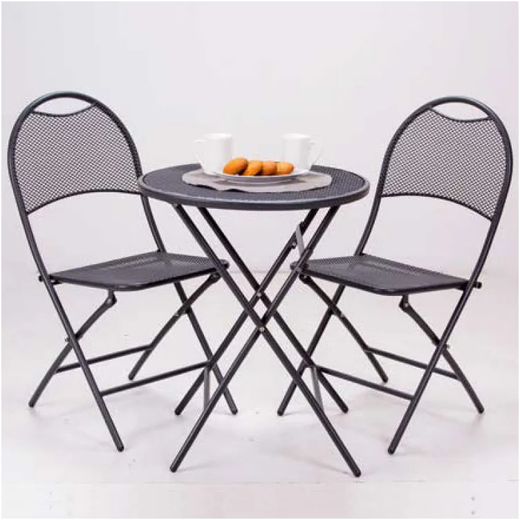 Baštenski set 2 stolice i metalni sto