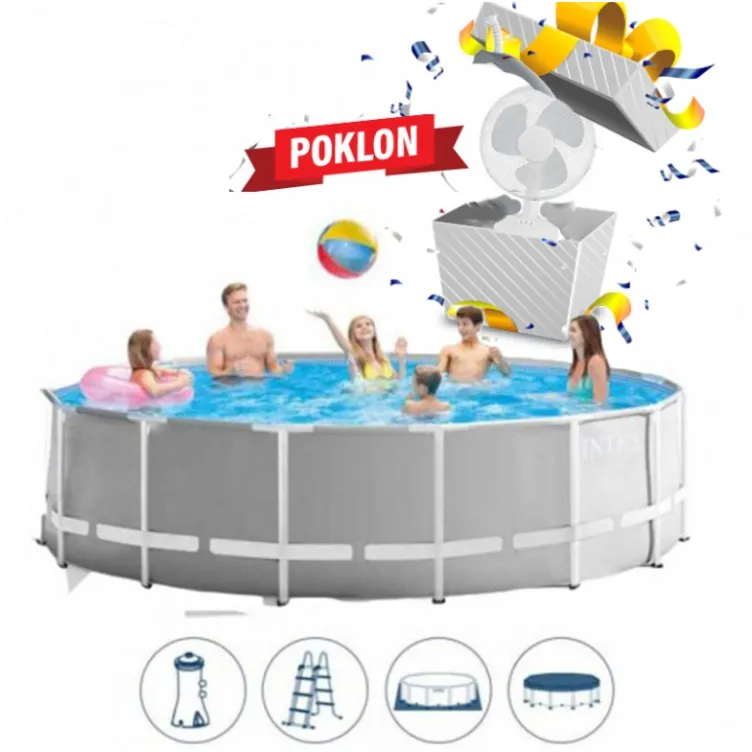 Bazen Intex Prism frame 457x107cm komplet+POKLON