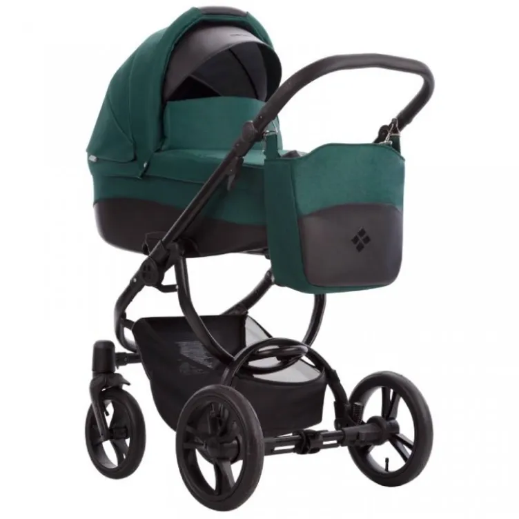 Kolica za bebe BEBETTO HOLLAND NEW SET 2U1 crni ram