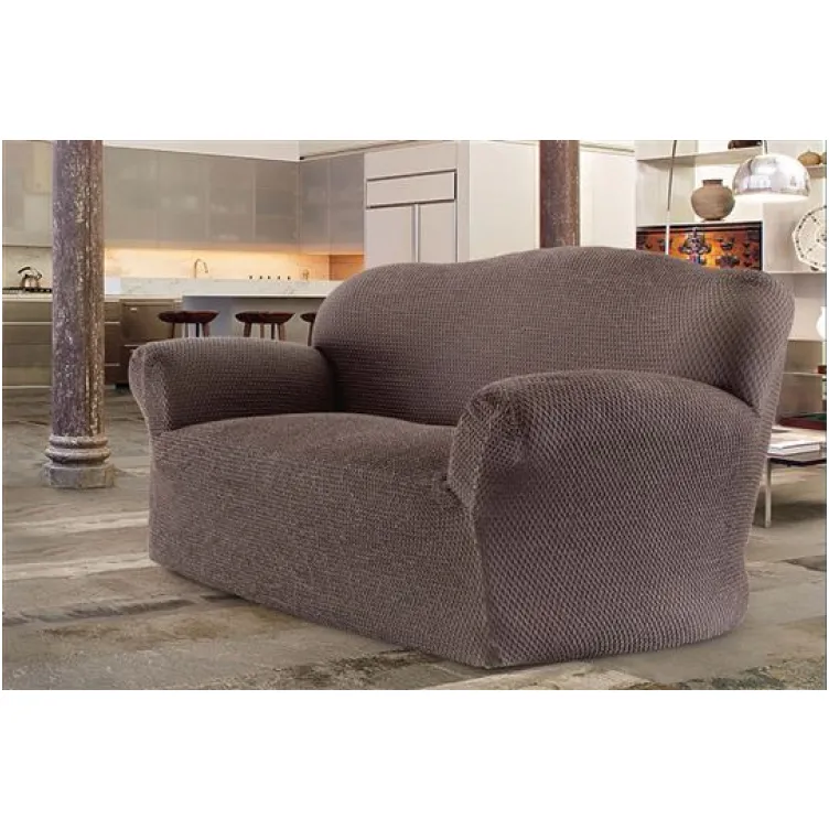 Bielastična presvlaka za dvosed siva