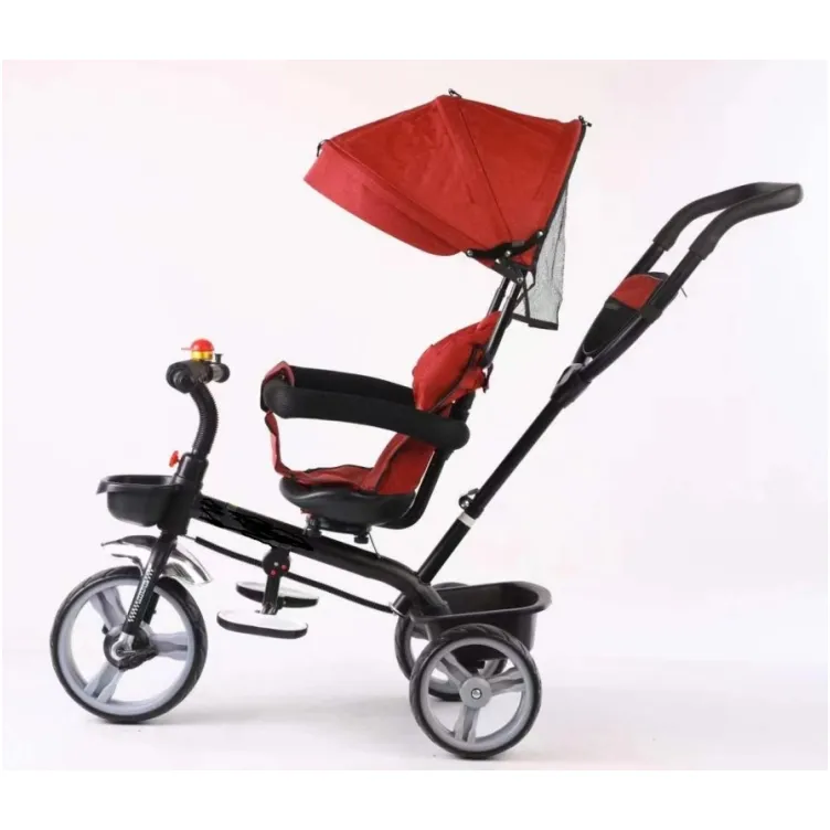Tricikl sa rotirajućim sedištem crveni by8399.