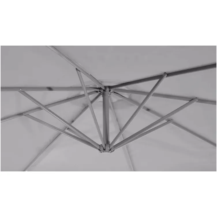 Suncobran viseći Aro 3 m tamno sivi 