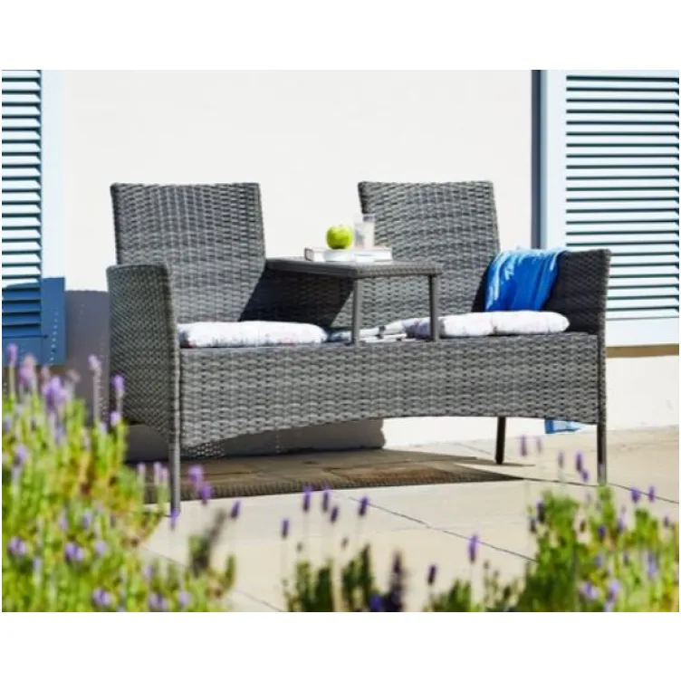 Baštenska Klupa Fastly Š138xD61 Siva