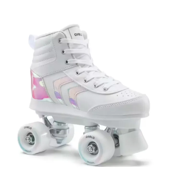 Oxelo rolšue za decu Quad 100 Bele 