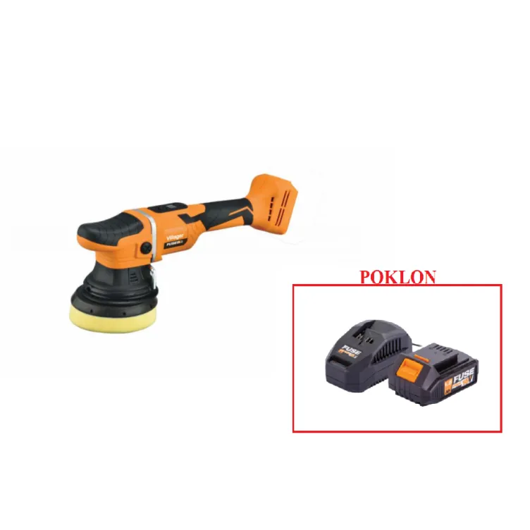 Fuse akumulatorska brushless ekscentrična brusilica za poliranje VLP 4820 +  POKLON Fuse set baterija 1.5Ah + punjač 2.4A