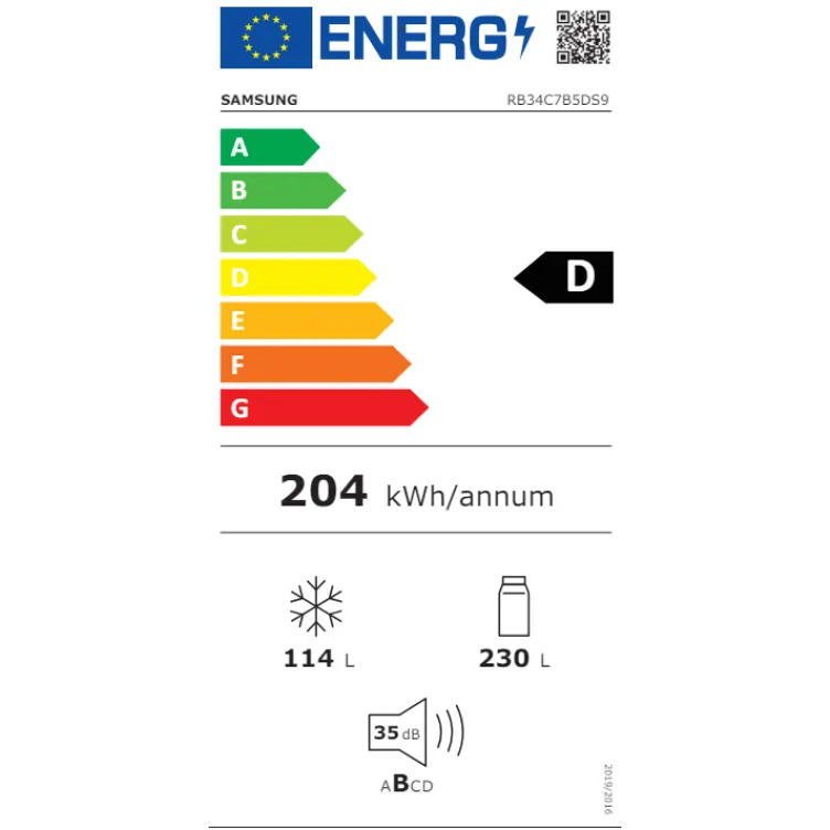 Frižider SAMSUNG RB34C7B5DS9 kombinovani Frižider SAMSUNG RB34C7B5DS9 kombinovani