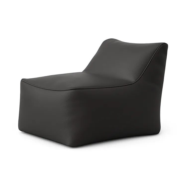 Lazy Bag fotelja eko koža tamno siva